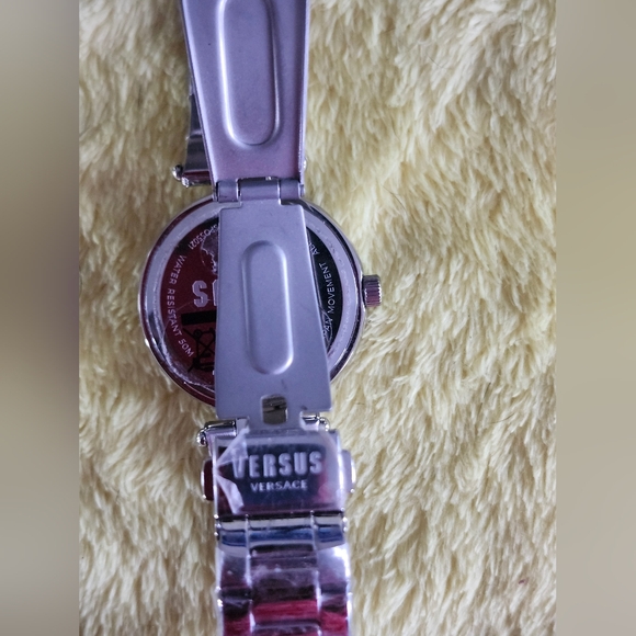 NWOT Versace Silver and Black Chronograph Watch - Picture 7 of 10